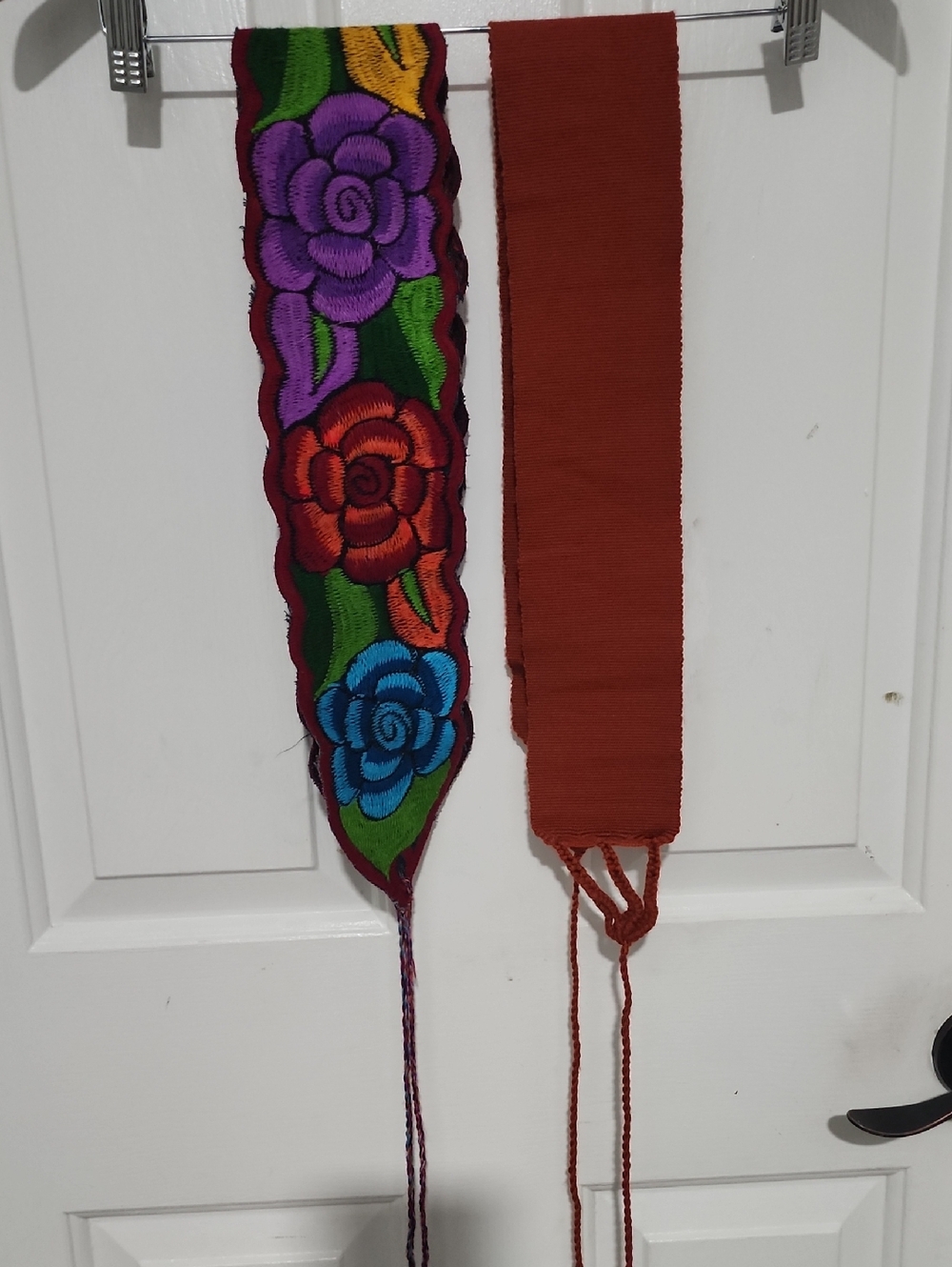 Handcrafted Floral Embroidered Women’s Belt in Multicolor